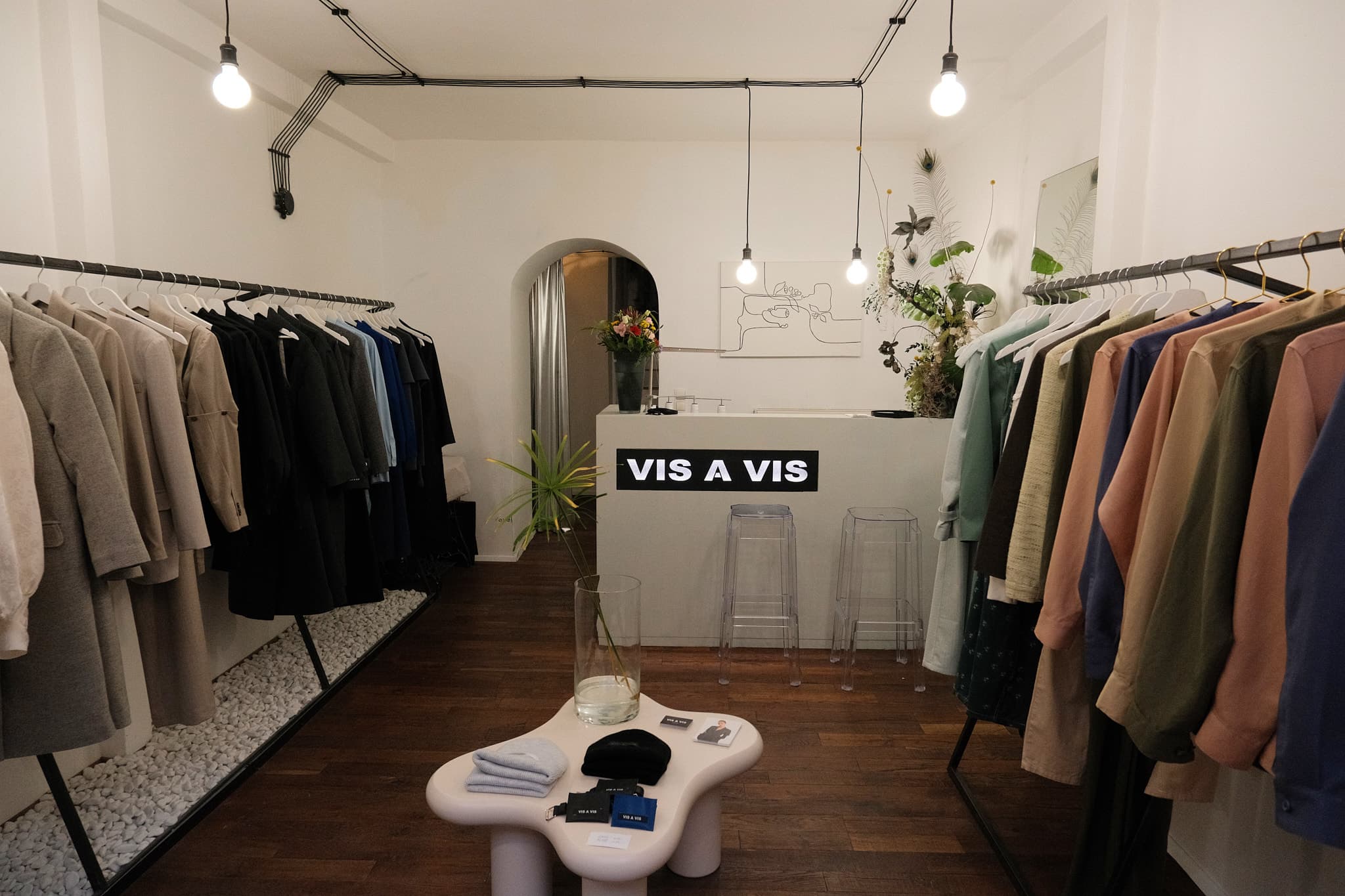 Kollektion nachhaltiger Hemden